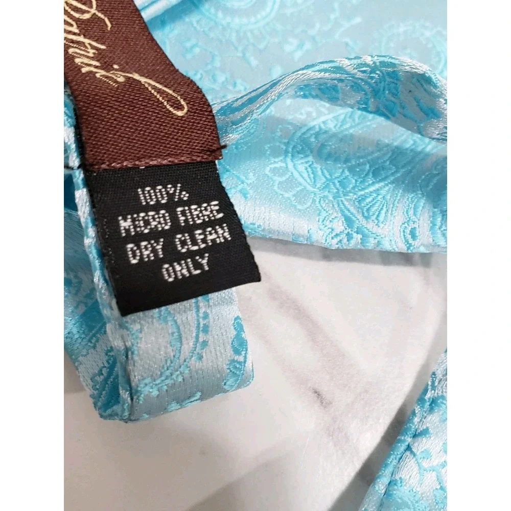 Vintage Bow Tie Paisley Bowtie And Pocket Square Hanky‎ Set Handkerchief Mens